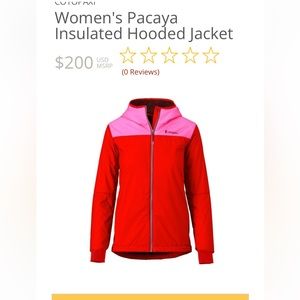 Womens Cotopaxi hooded jacket